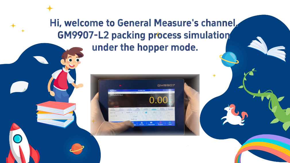 Weighing Controller GM9907 Parameter Setting for Packing Process